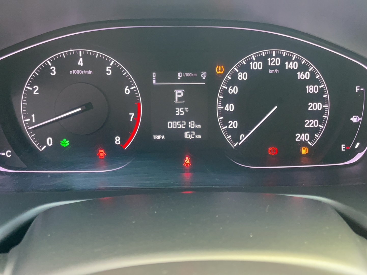 Used Honda Inspire 2019 260TURBO Elegant Edition China VI Emission Standard