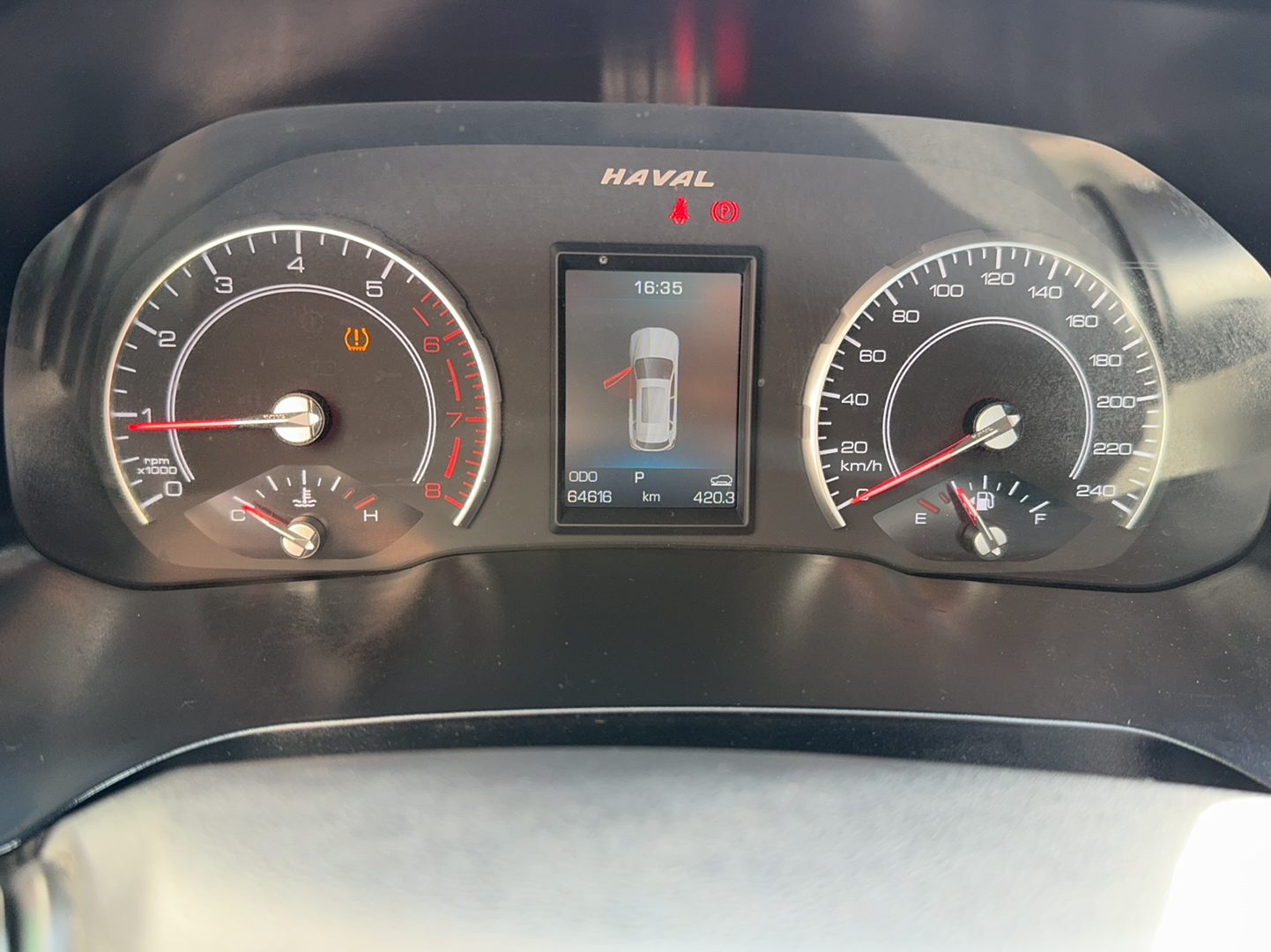 Used Haval H2s 2018 Blue Label 1.5T Dual-Clutch Fashion Edition Odometer Close Up