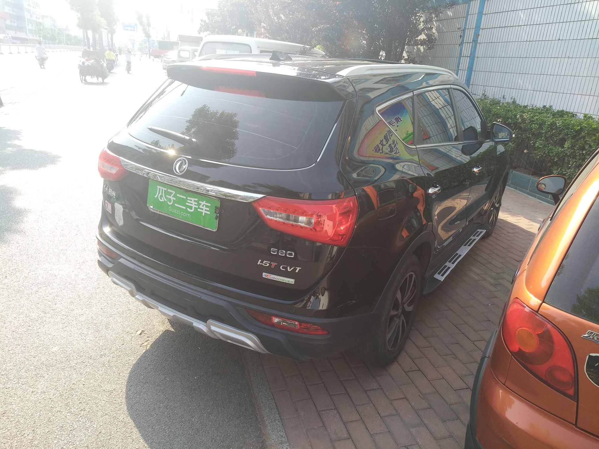 Used Dongfeng Fengon 580 2017 1.5T CVT Luxury Model Rear Right 45 Deg