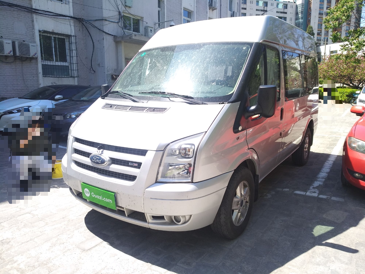 Used Ford Transit Custom 2009 2.4T Diesel Standard Version Short Wheelbase Mid-Roof China Stage III