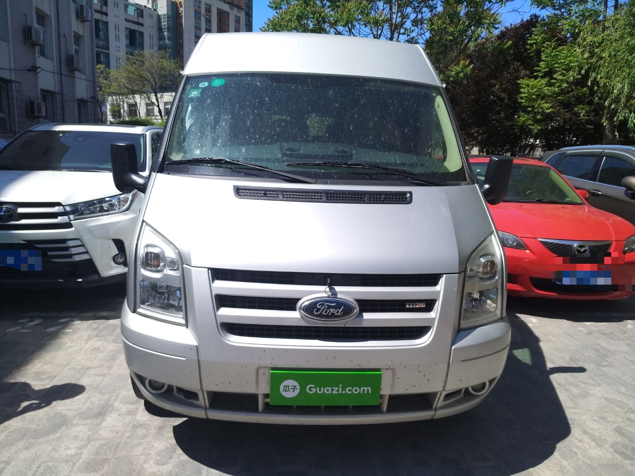 Used Ford Transit Custom 2009 2.4T Diesel Standard Version Short Wheelbase Mid-Roof China Stage III
