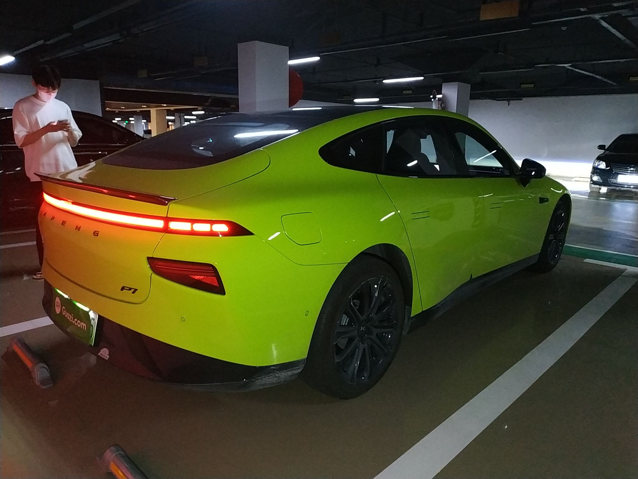 Used XPeng P7 2021 670E Pengyi Edition Rear Right 45 Deg